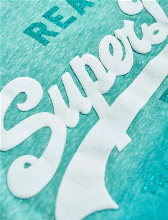 Superdry تی شرت یقه گرد زنانه VINTAGE LOGO SNOWY